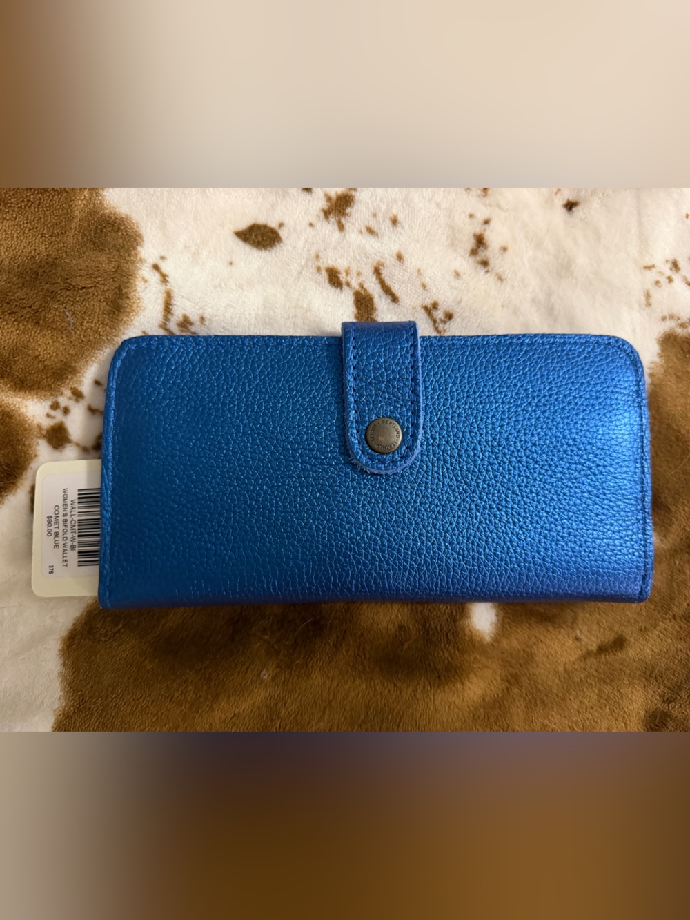 Portland Leather Goods Comet Blue Large Bifold Wallet